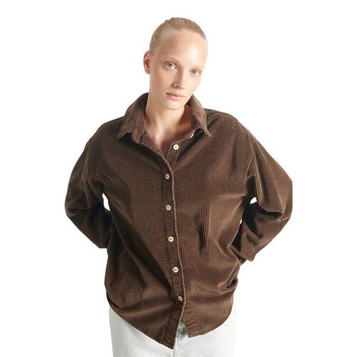 American Vintage Long Loose Button Down Shirt